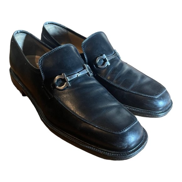 Salvatore Ferragamo Leather Horsebit Loafers 9D main image 10